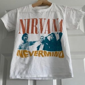 Slightly Cropped Nirvana Graphic Tee